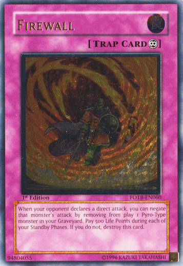 Firewall (UTR) [FOTB-EN060] Ultimate Rare | GnG Games
