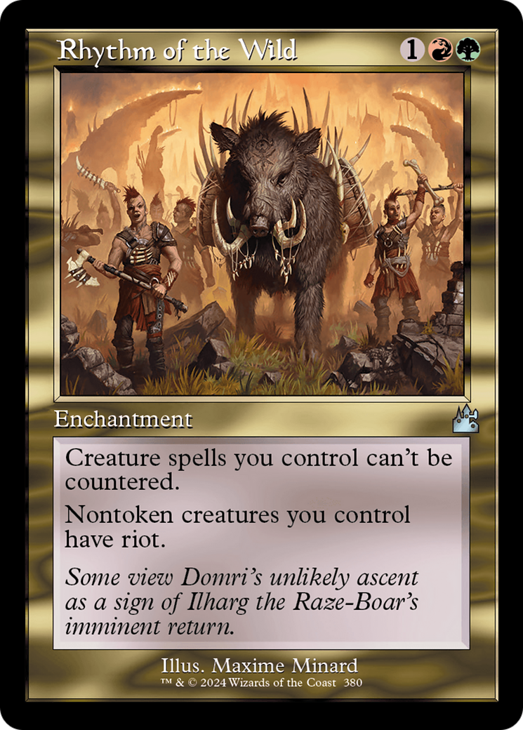 Rhythm of the Wild (Retro Frame) [Ravnica Remastered] | GnG Games