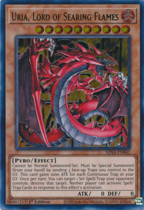 Uria, Lord of Searing Flames [SDSA-EN042] Ultra Rare | GnG Games