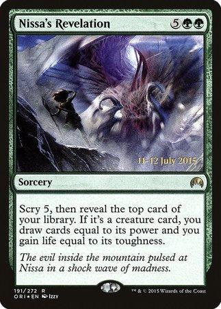 Nissa's Revelation [Magic Origins Promos] | GnG Games