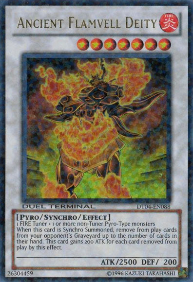 Ancient Flamvell Deity [DT04-EN088] Ultra Rare | GnG Games