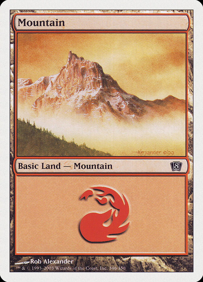 Mountain (346) [Eighth Edition] | GnG Games