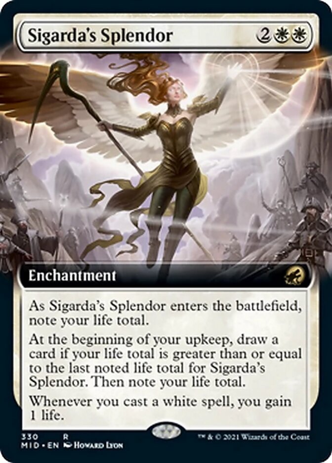 Sigarda's Splendor (Extended) [Innistrad: Midnight Hunt] | GnG Games