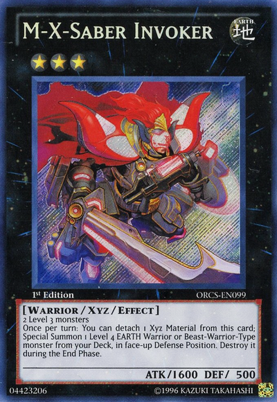 M-X-Saber Invoker [ORCS-EN099] Secret Rare | GnG Games