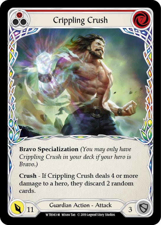 Crippling Crush [WTR043-M] Alpha Print Rainbow Foil | GnG Games