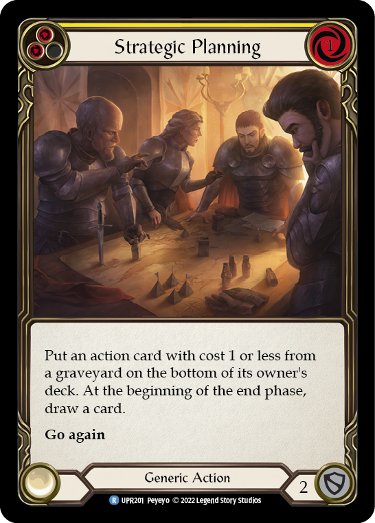 Strategic Planning (Yellow) [UPR201] (Uprising)  Rainbow Foil | GnG Games