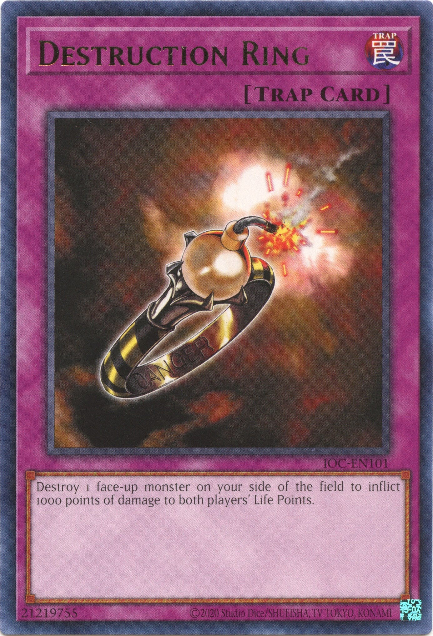 Destruction Ring (25th Anniversary) [IOC-EN101] Rare | GnG Games
