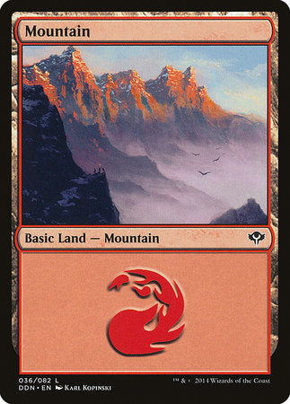 Mountain (36) [Duel Decks: Speed vs. Cunning] | GnG Games