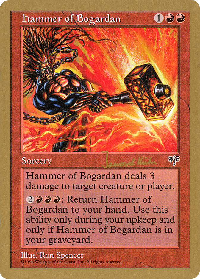 Hammer of Bogardan (Janosch Kuhn) [World Championship Decks 1997] | GnG Games