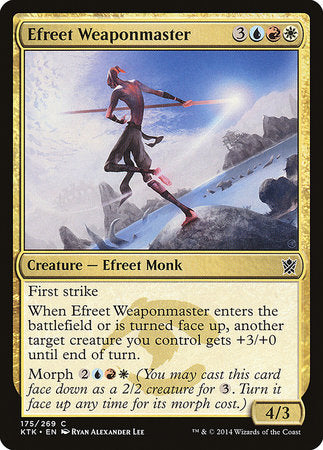 Efreet Weaponmaster [Khans of Tarkir] | GnG Games