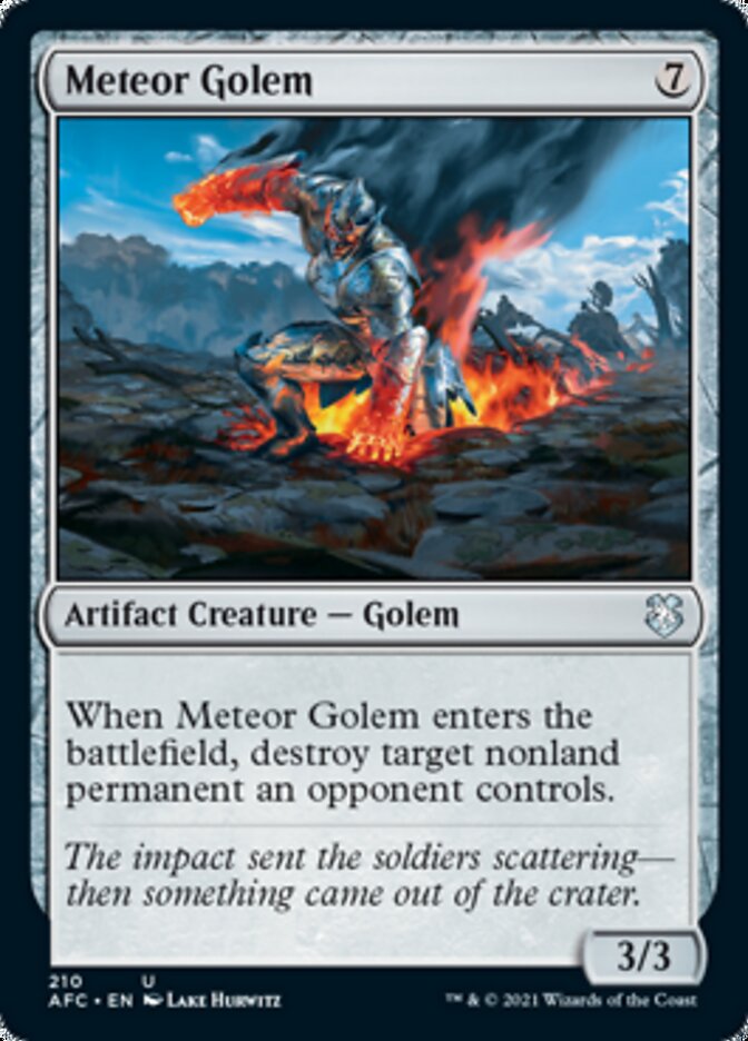 Meteor Golem [Dungeons & Dragons: Adventures in the Forgotten Realms Commander] | GnG Games