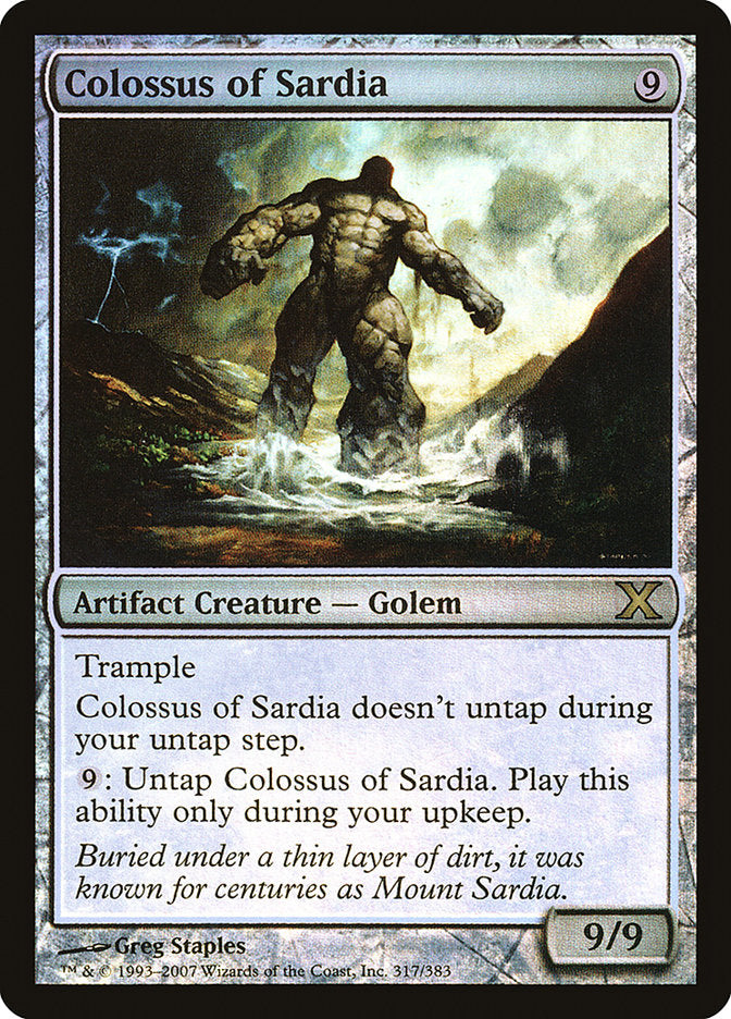 Colossus of Sardia (Premium Foil) [Tenth Edition] | GnG Games