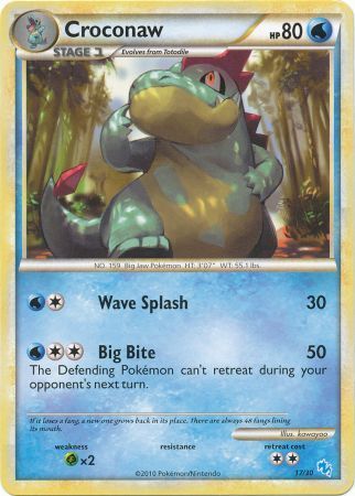 Croconaw (17/30) [HeartGold & SoulSilver: Trainer Kit - Gyarados] | GnG Games