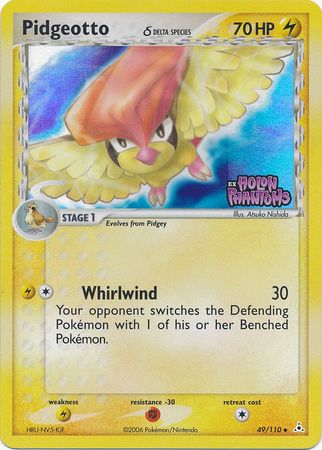 Pidgeotto (49/110) (Delta Species) (Stamped) [EX: Holon Phantoms] | GnG Games