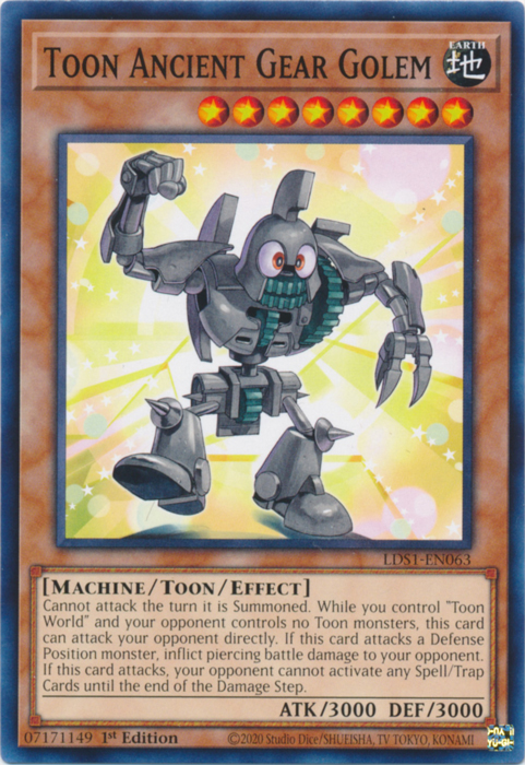 Toon Ancient Gear Golem [LDS1-EN063] Common | GnG Games