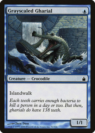 Grayscaled Gharial [Ravnica: City of Guilds] | GnG Games