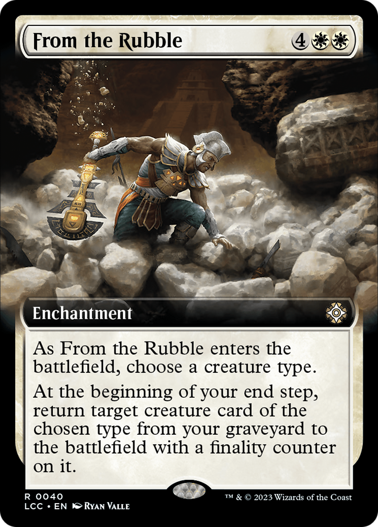 From the Rubble (Extended Art) [The Lost Caverns of Ixalan Commander] | GnG Games