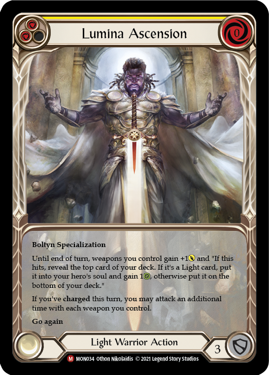 Lumina Ascension (Extended Art Rainbow Foil) [MON034-EA] 1st Edition Rainbow Foil | GnG Games