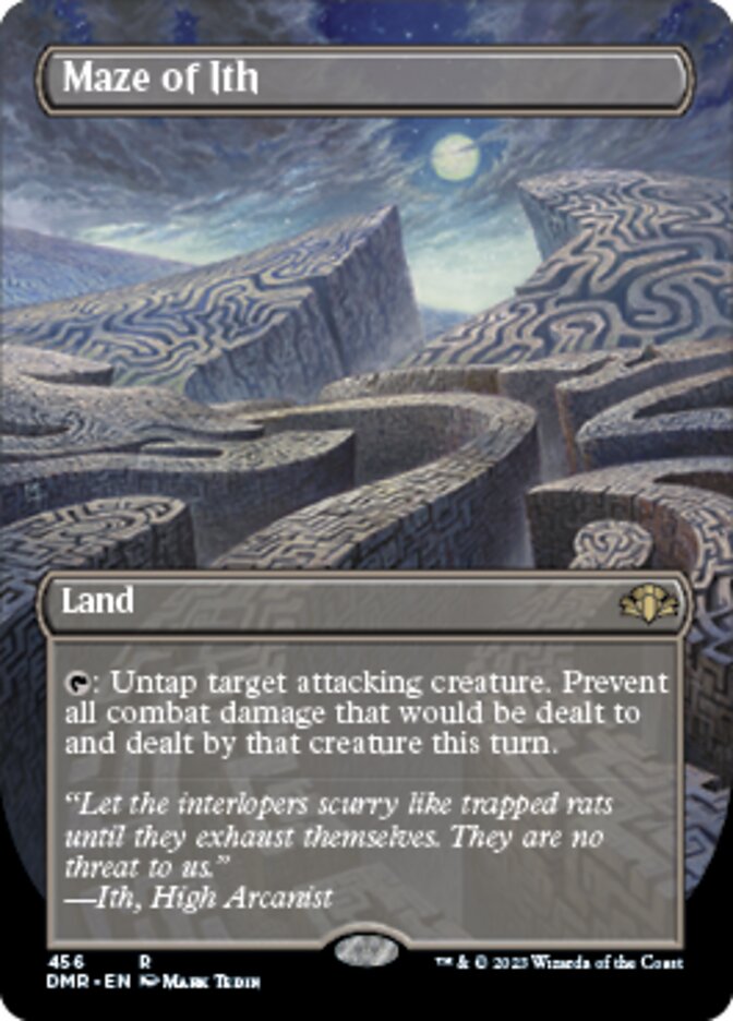 Maze of Ith (Borderless Alternate Art) [Dominaria Remastered] | GnG Games