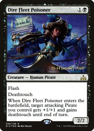 Dire Fleet Poisoner [Rivals of Ixalan Promos] | GnG Games
