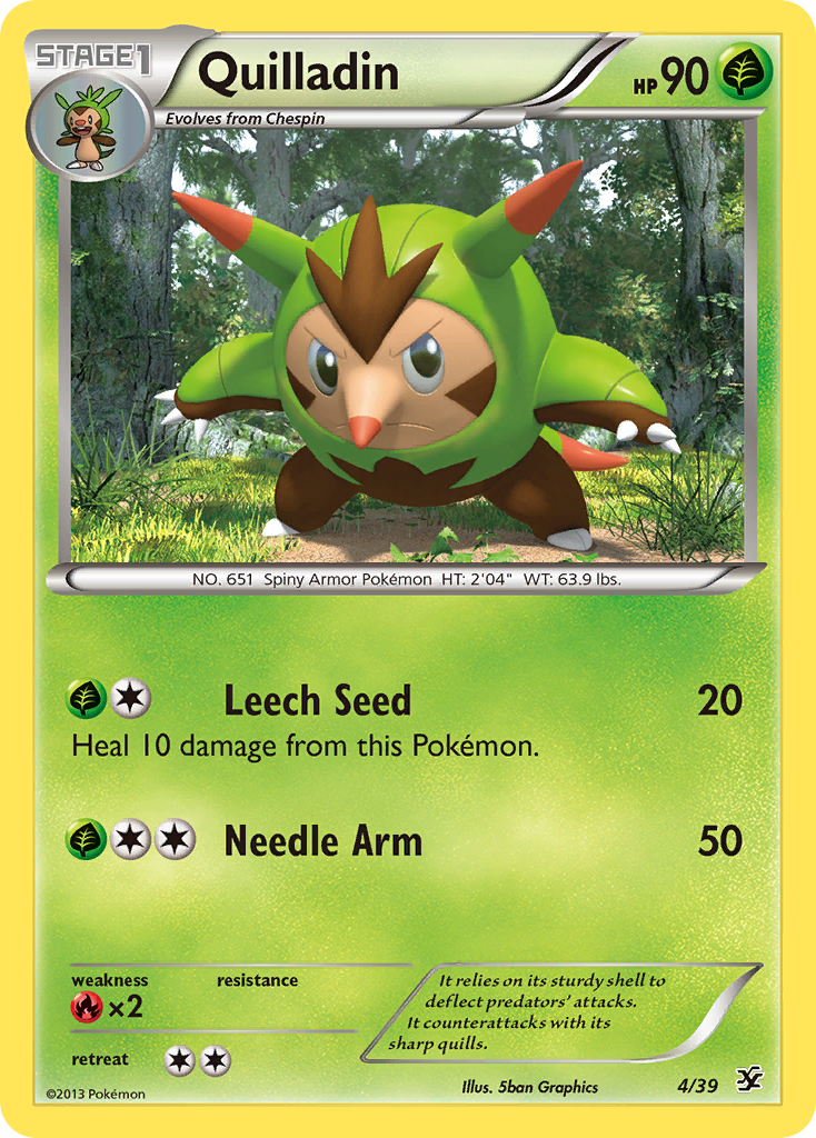 Quilladin (4/39) [XY: Kalos Starter Set] | GnG Games