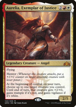 Aurelia, Exemplar of Justice [Guilds of Ravnica Promos] | GnG Games