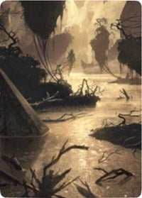 Murkwater Pathway Art Card [Zendikar Rising Art Series] | GnG Games