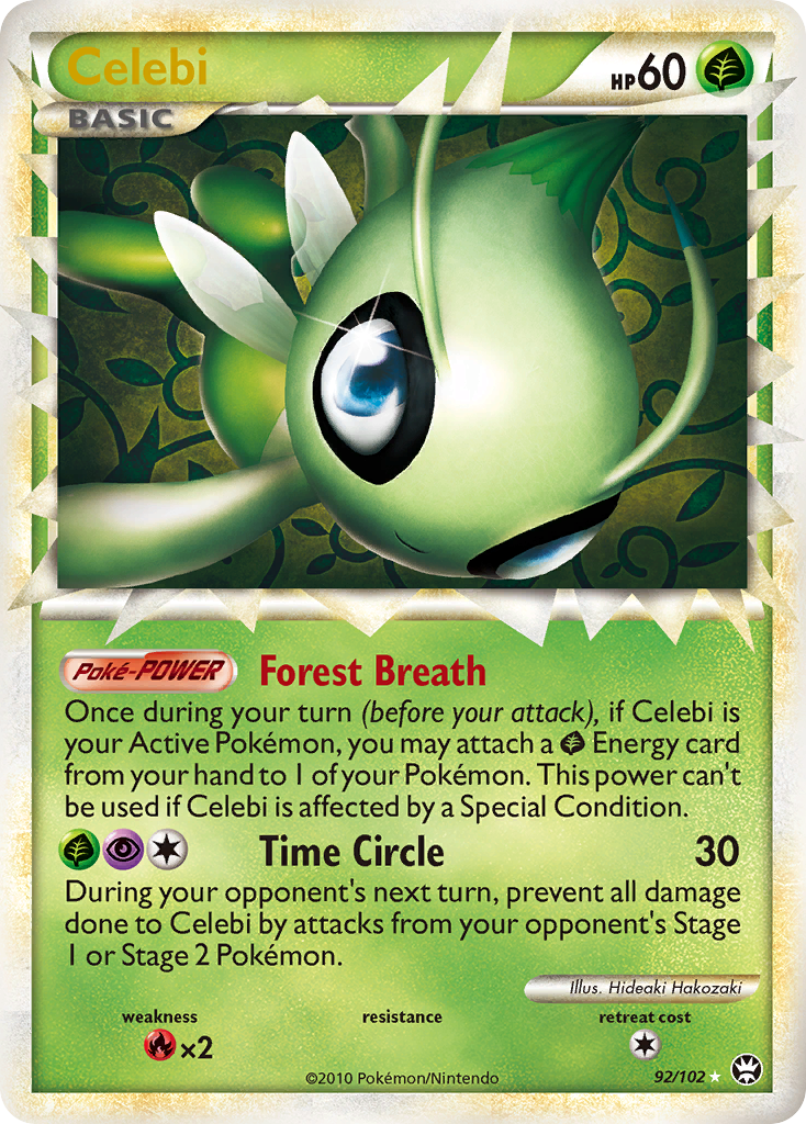 Celebi (92/102) [HeartGold & SoulSilver: Triumphant] | GnG Games