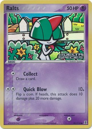 Ralts (81/113) (Stamped) [EX: Delta Species] | GnG Games