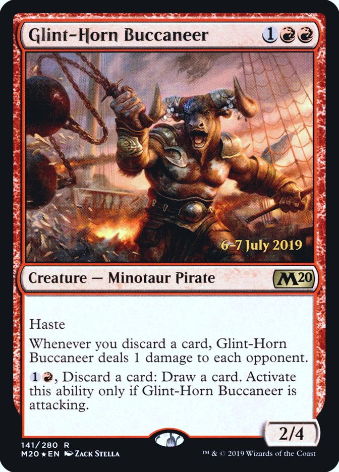 Glint-Horn Buccaneer  [Core Set 2020 Prerelease Promos] | GnG Games