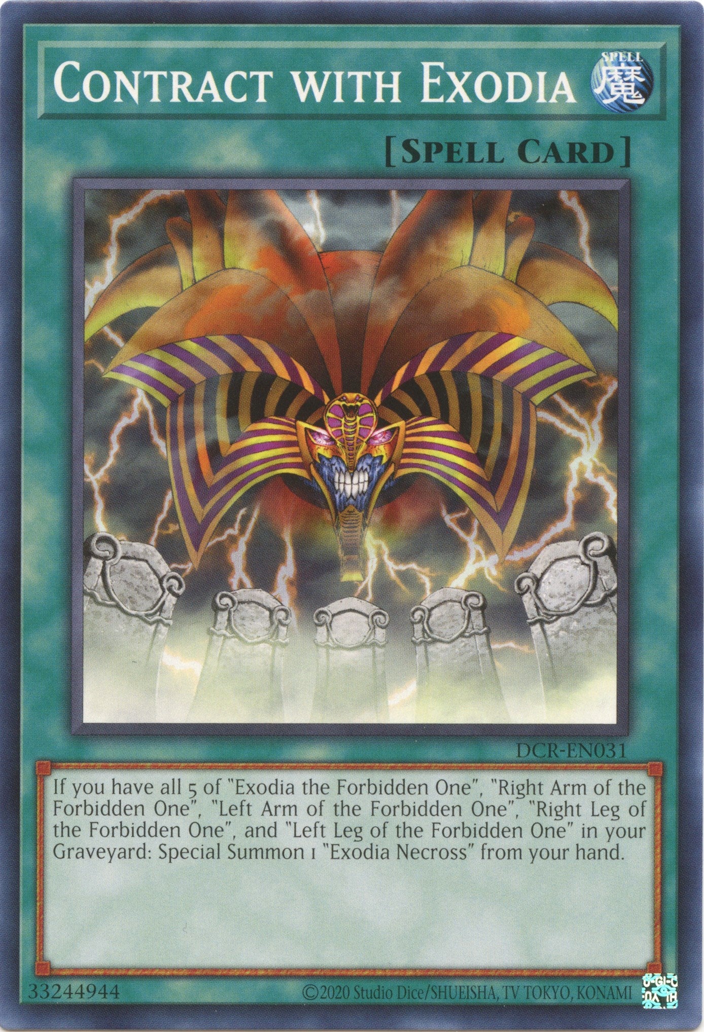 Contract with Exodia (25th Anniversary) [DCR-EN031] Common | GnG Games