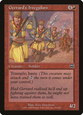Gerrard's Irregulars [Mercadian Masques] | GnG Games