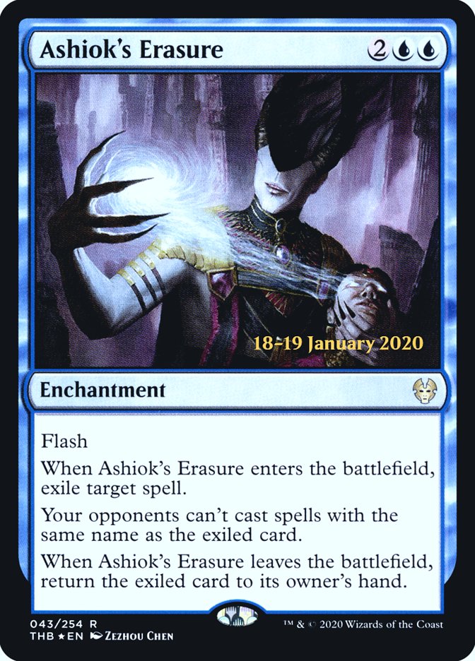 Ashiok's Erasure [Theros Beyond Death Prerelease Promos] | GnG Games