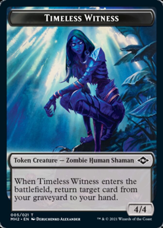 Timeless Witness Token [Modern Horizons 2 Tokens] | GnG Games