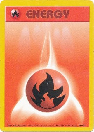 Fire Energy (98/102) [Base Set Unlimited] | GnG Games