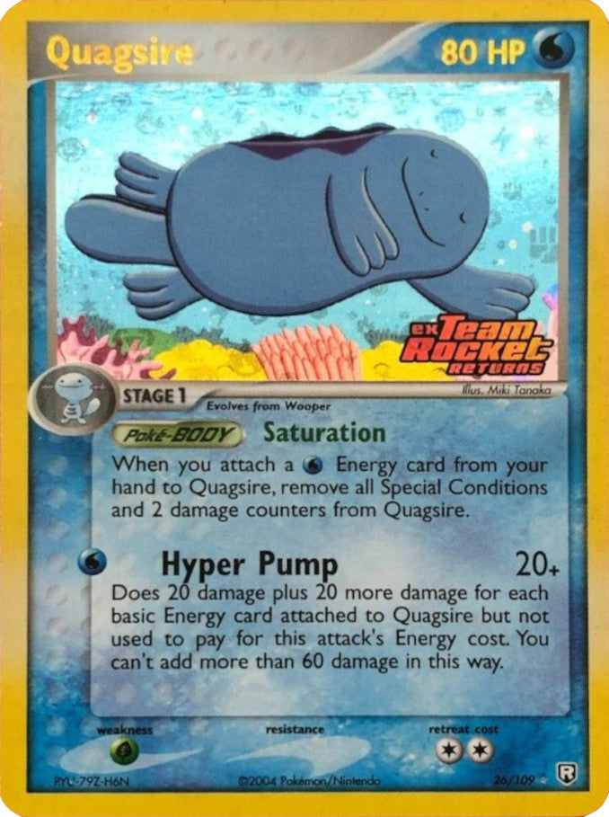 Quagsire (26/109) (Stamped) [EX: Team Rocket Returns] | GnG Games