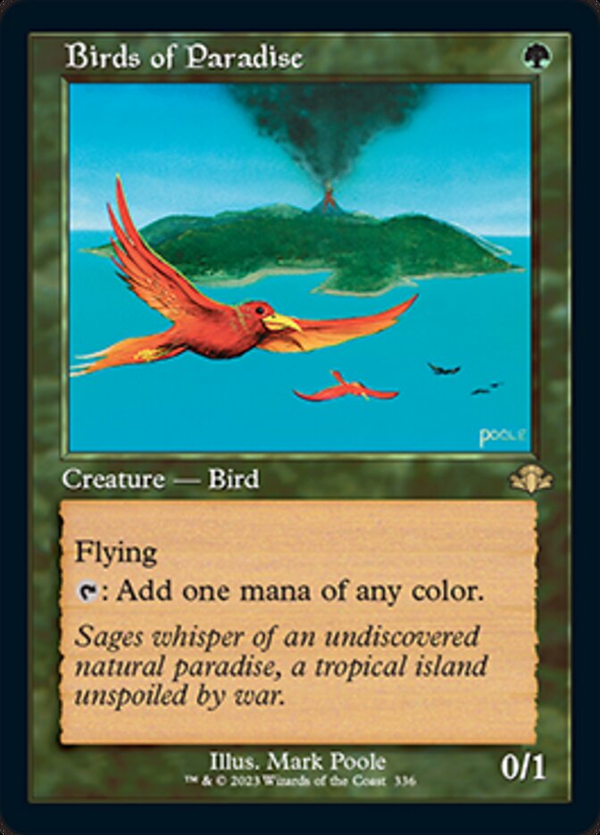 Birds of Paradise (Retro) [Dominaria Remastered] | GnG Games
