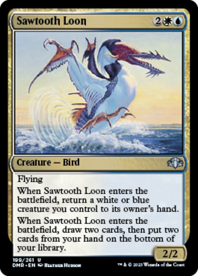 Sawtooth Loon [Dominaria Remastered] | GnG Games