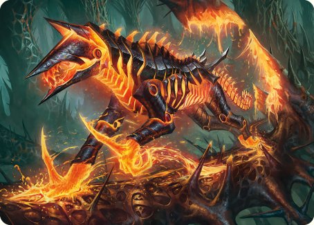 Kuldotha Cackler Art Card [Phyrexia: All Will Be One Art Series] | GnG Games