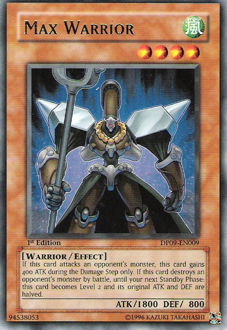 Max Warrior [DP09-EN009] Rare | GnG Games