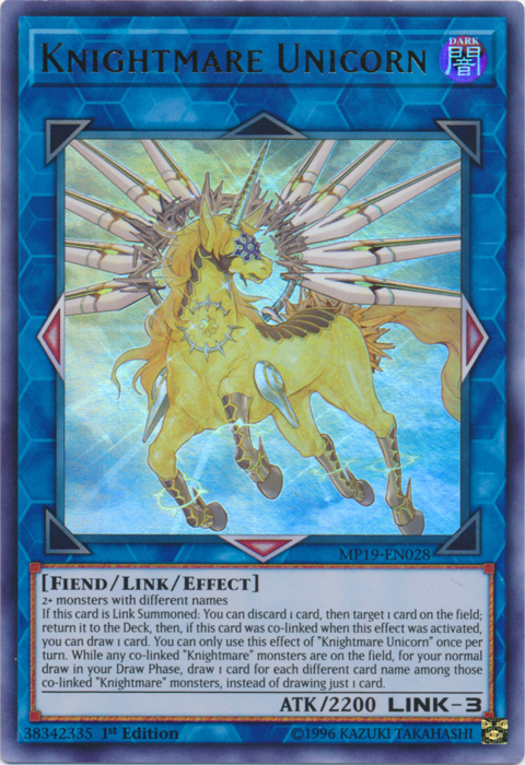 Knightmare Unicorn [MP19-EN028] Ultra Rare | GnG Games