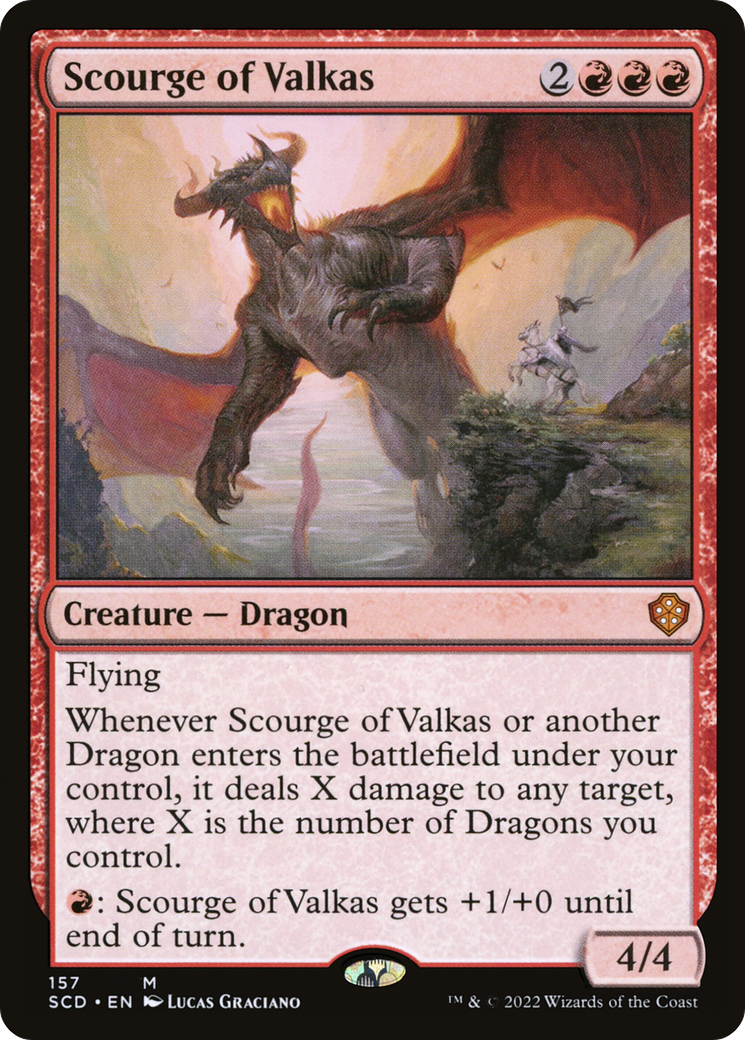 Scourge of Valkas [Starter Commander Decks] | GnG Games