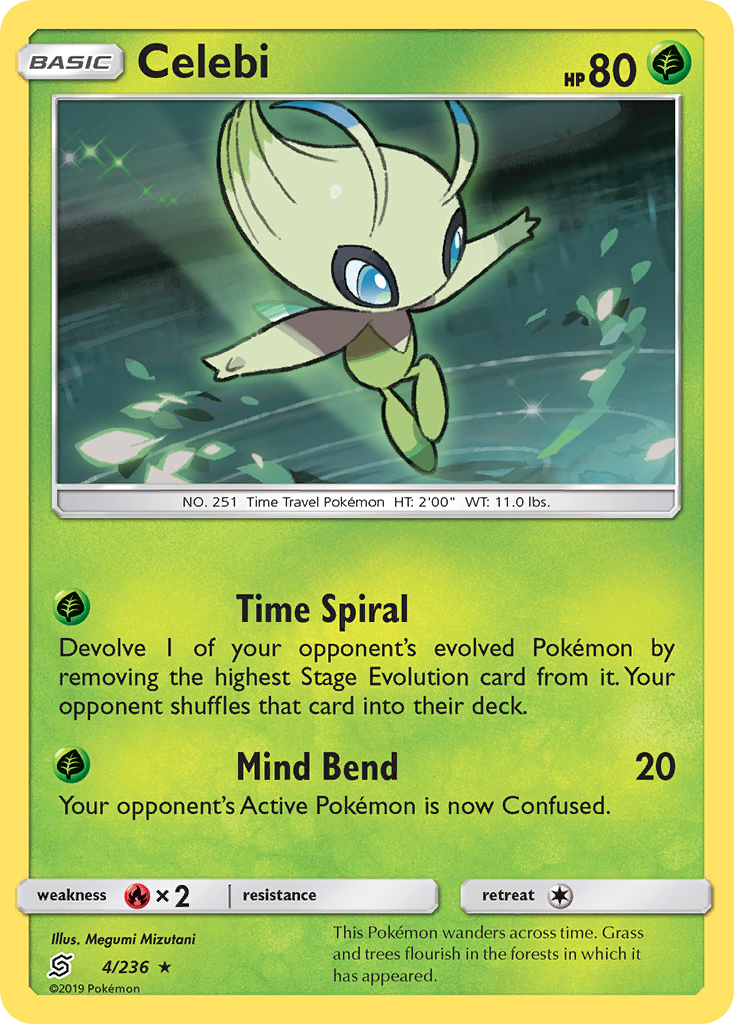 Celebi (4/236) [Sun & Moon: Unified Minds] | GnG Games