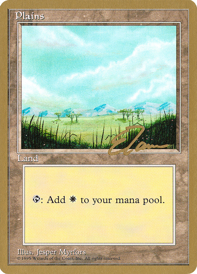 Plains (et365) (Eric Tam) [Pro Tour Collector Set] | GnG Games