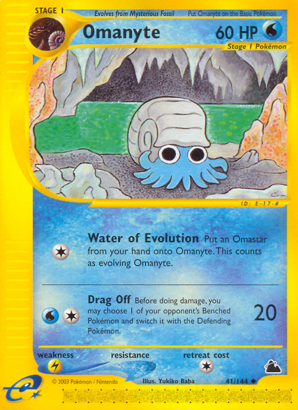 Omanyte (41/144) [Skyridge] | GnG Games