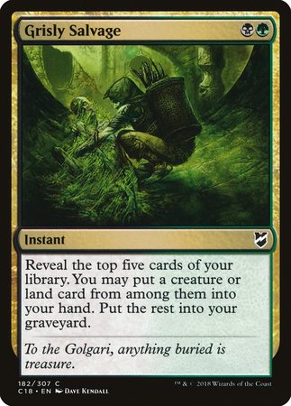 Grisly Salvage [Commander 2018] | GnG Games
