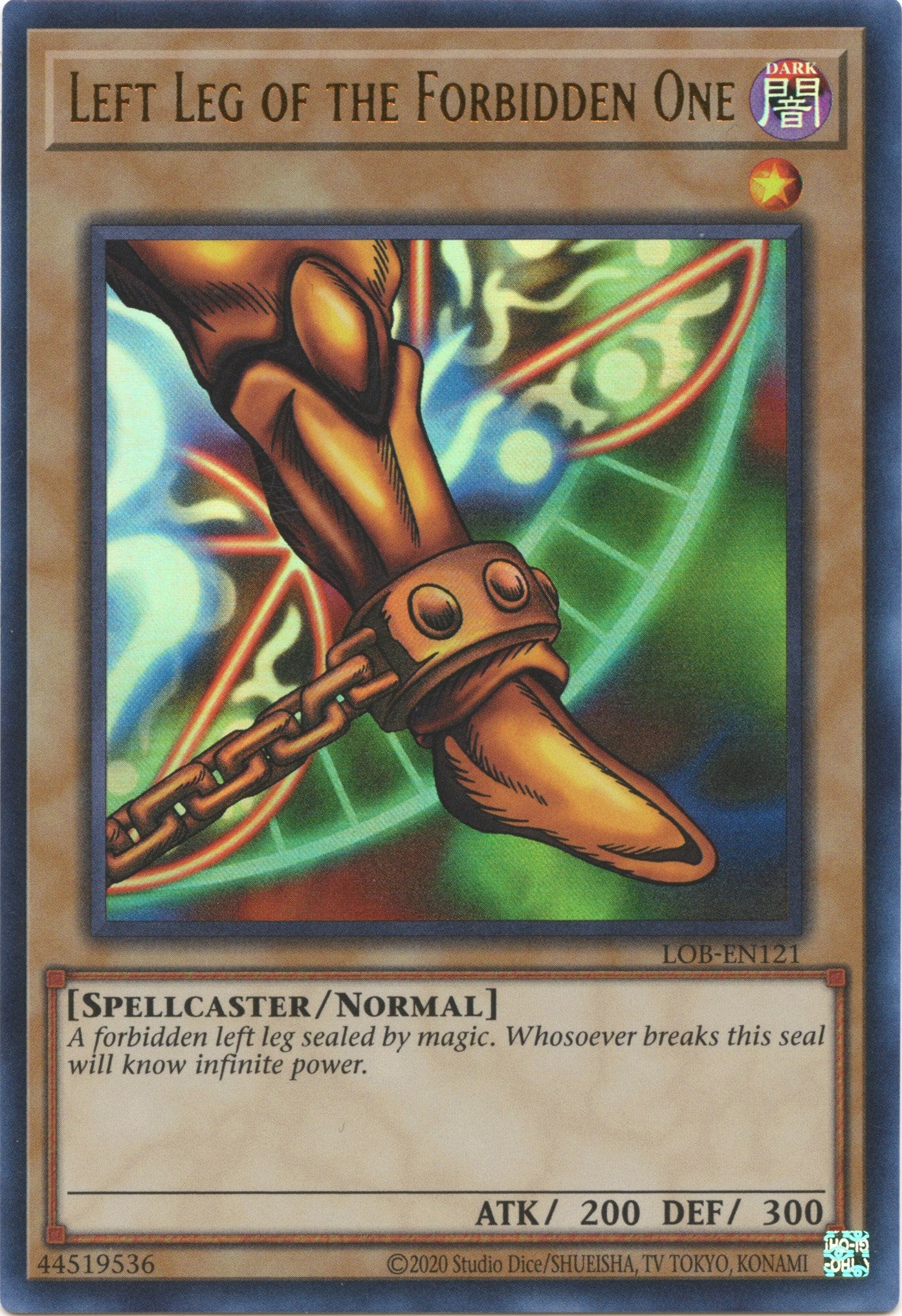 Left Leg of the Forbidden One (25th Anniversary) [LOB-EN121] Ultra Rare | GnG Games