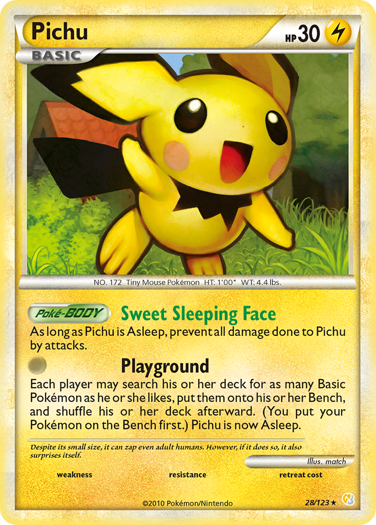 Pichu (28/123) [HeartGold & SoulSilver: Base Set] | GnG Games