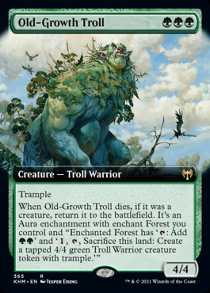 Old-Growth Troll (Extended Art) [Kaldheim] | GnG Games