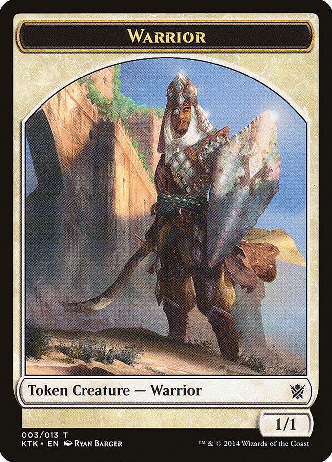 Warrior (003/013) [Khans of Tarkir Tokens] | GnG Games